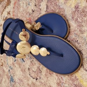 Womens Bandolino blue sandle size 7.5